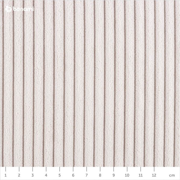Bež oblazinjena zakonska postelja brez letvenega dna 180x200 cm Mattis Cord – Meise Möbel