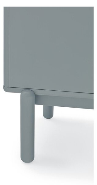 Modra/siva visoka komoda 100x120 cm Corvo – Teulat