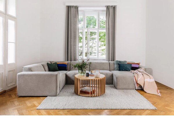 Svetlo siva ročno tkana preproga iz mešanice volne 120x170 cm Minerals – Flair Rugs