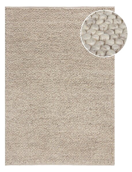 Svetlo siva ročno tkana preproga iz mešanice volne 120x170 cm Minerals – Flair Rugs