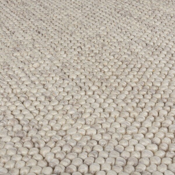 Svetlo siva ročno tkana preproga iz mešanice volne 120x170 cm Minerals – Flair Rugs