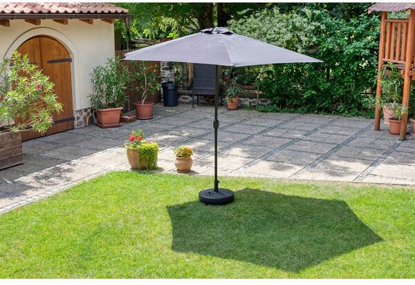 Črn senčnik brez podstavka Bonami Essentials Sun, ø 300 cm