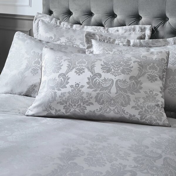 Siva posteljnina Catherine Lansfield Jacquard, 135 x 200 cm