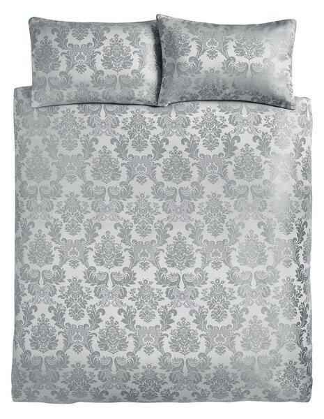 Siva posteljnina Catherine Lansfield Jacquard, 135 x 200 cm