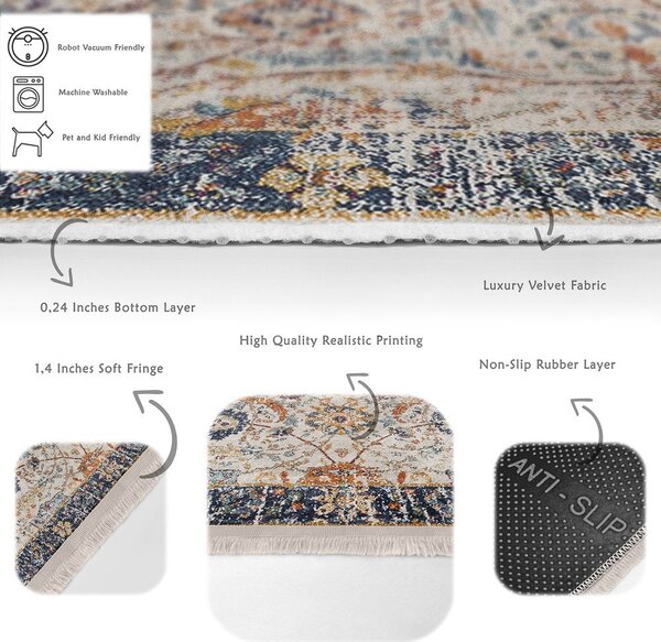 Bež preproga 80x150 cm - Mila Home