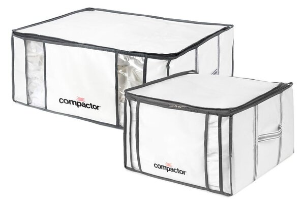 Vakuumske ojačane tekstilne škatle za shranjevanje oblačil v kompletu 2 ks 65x45x27 cm Life – Compactor