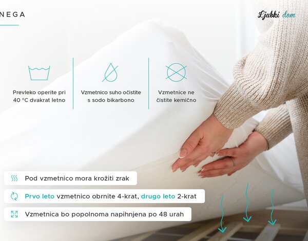 Kokosova vzmetnica COCO MAXI 20 cm 80 x 200 cm Zaščita vzmetnice: BREZ zaščite vzmetnice