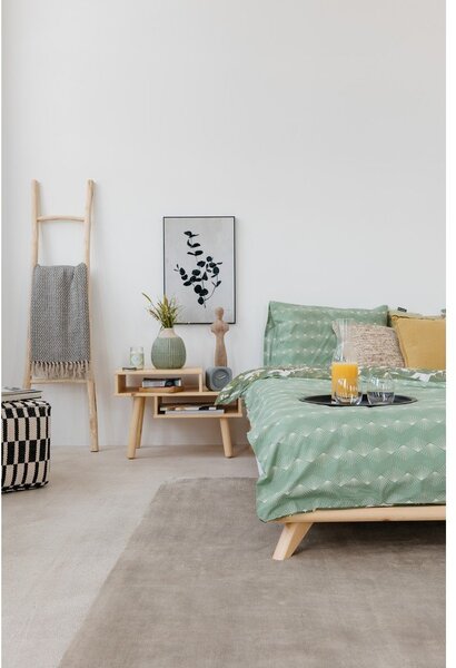 Zakonska postelja iz borovega lesa z letvenim dnom Karup Design Senza Bed Natural, 180 x 200 cm