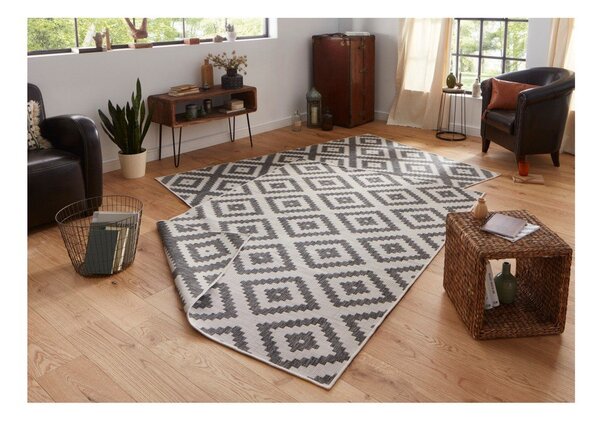 Siva zunanja preproga NORTHRUGS Malta, 120 x 170 cm