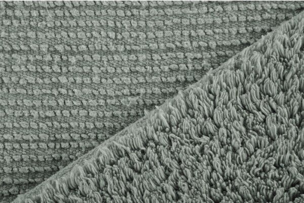 Zelena bombažna kopalniška preproga Tiseco Home Studio Luca, 60 x 100 cm