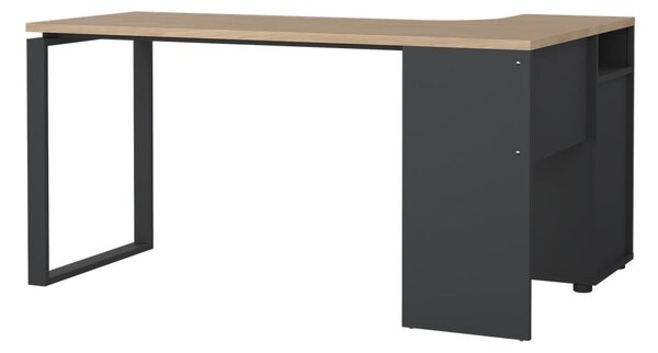 Pisalna miza z mizno ploščo v hrastovem dekorju 100x150 cm Sign – Tvilum