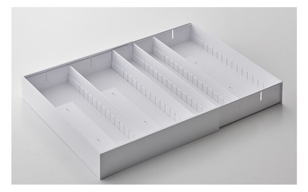 Bel plastični organizator za predal 47,5 x 35 cm - YAMAZAKI