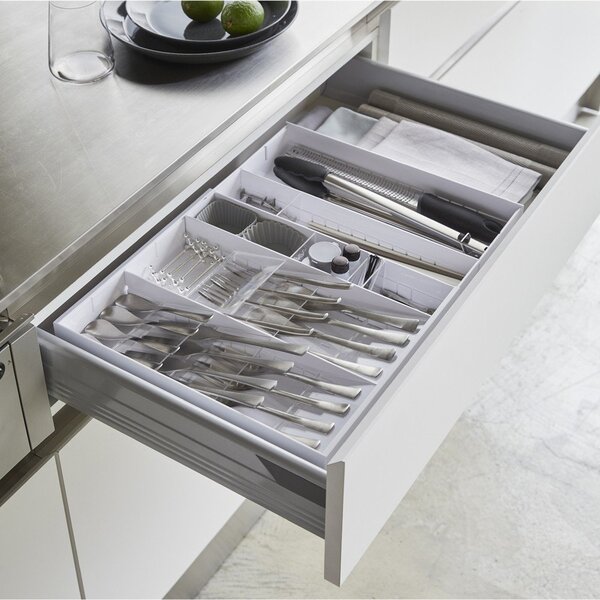 Bel plastični organizator za predal 47,5 x 35 cm - YAMAZAKI
