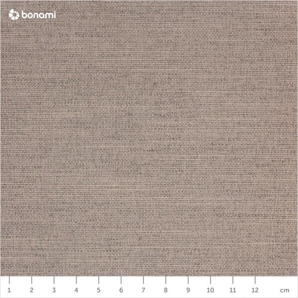 Bež oblazinjena zakonska postelja s prostorom za shranjevanje z letvenim dnom 140x200 cm Lotte – Meise Möbel