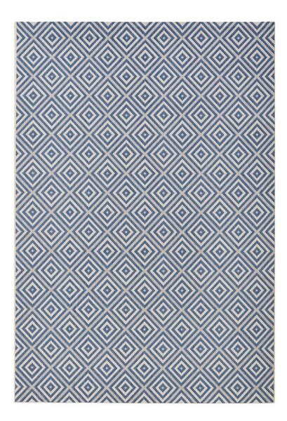 Modra zunanja preproga NORTHRUGS Karo, 140 x 200 cm