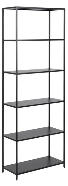Črn kovinski regal 70x185 cm Newcastle – Actona