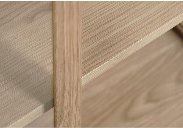 Vitrina iz masivnega hrasta 190x90 cm Elba – Unique Furniture
