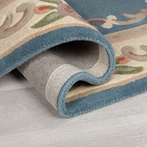 Modra volnena preproga Flair Rugs Aubusson, 150 x 240 cm