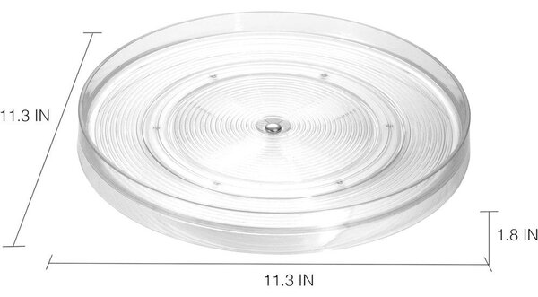Plastičen vrtljiv organizator za začimbe ø 29 cm Linus – iDesign