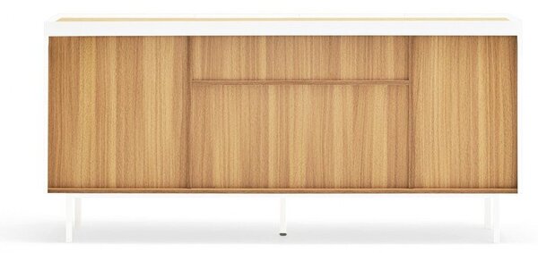 Bela komoda v hrastovem dekorju 165x78 cm Arista – Teulat