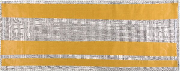 Kremno beli bombažni komplet preprog za stopnice 16 ks 25x65 cm Versace Bej – Vitaus