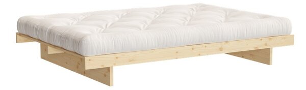Postelja iz masivnega bora z letvenim dnom v naravni barvi 120x200 cm Kanso – Karup Design