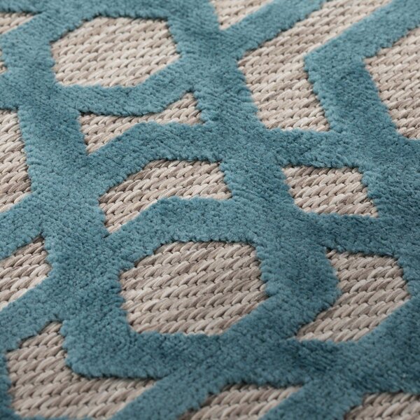 Modra zunanja preproga 230x160 cm Oro - Flair Rugs