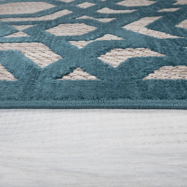 Modra zunanja preproga 230x160 cm Oro - Flair Rugs