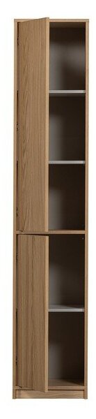 Modularna omarica v hrastovem dekorju v naravni barvi 40x199 cm Modulair – vtwonen