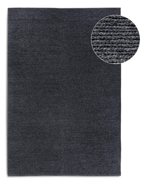 Temno siva ročno tkana volnena preproga 160x230 cm Francois – Villeroy&Boch
