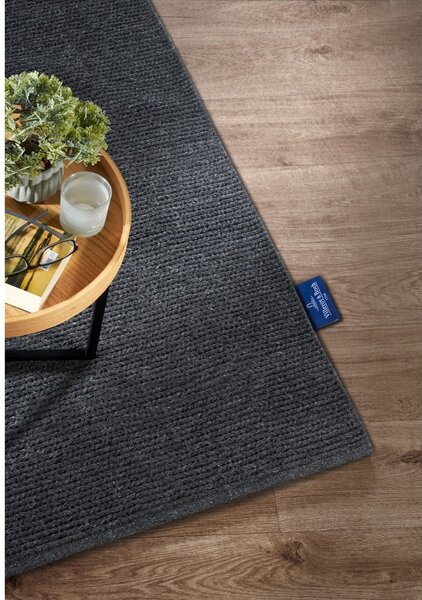 Temno siva ročno tkana volnena preproga 160x230 cm Francois – Villeroy&Boch