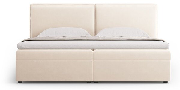 Kremno bela boxspring postelja s prostorom za shranjevanje 180x200 cm Arendal – Cosmopolitan Design