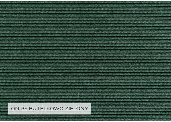Temno zelena raztegljiva kotna sedežna garnitura iz rebrastega žameta (desni kot) Lofty Lilly – Miuform
