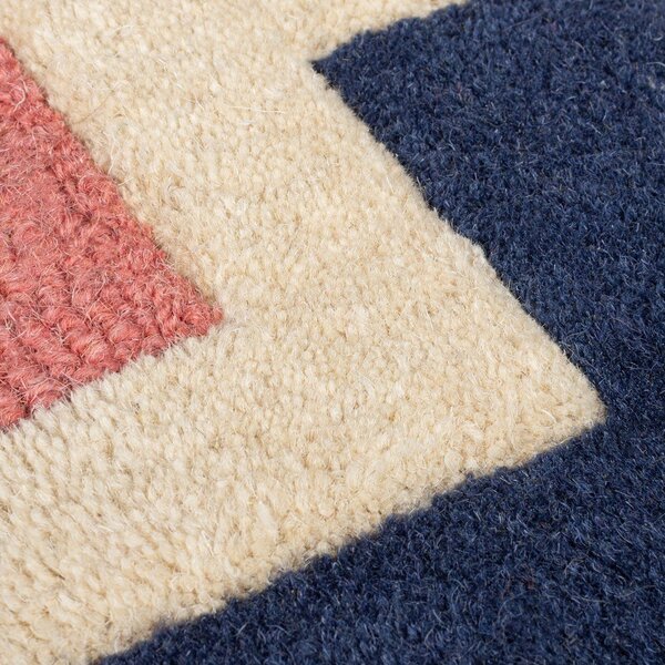 Ročno tkana volnena preproga 160x230 cm Retro Blocks – Flair Rugs