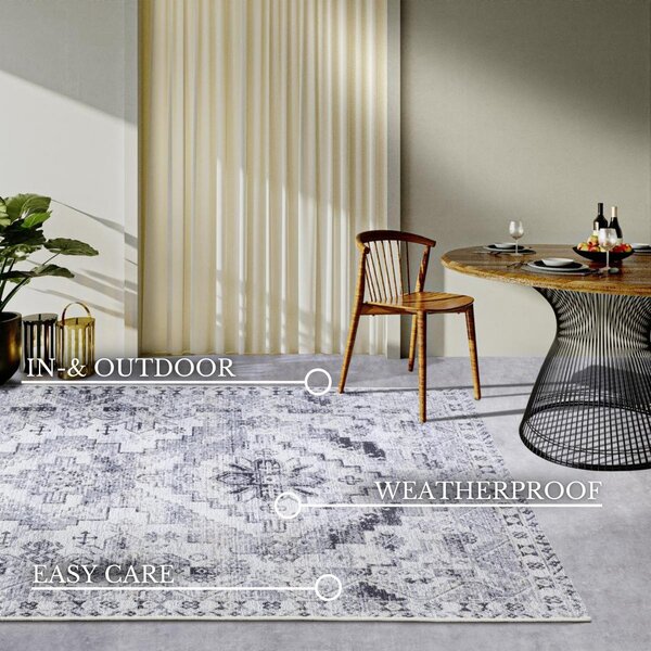 Siva zunanja preproga 160x235 cm Esther – Villeroy&Boch