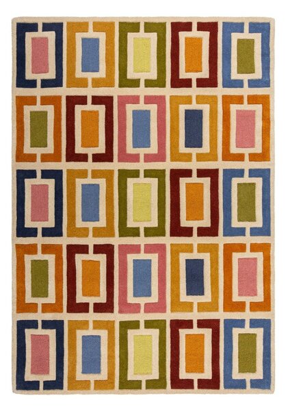Ročno tkana volnena preproga 160x230 cm Retro Blocks – Flair Rugs