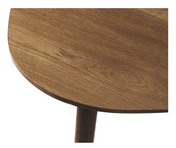 Rjave mizice v hrastovem dekorju v kompletu 2 ks 70x100 cm Adda – Unique Furniture
