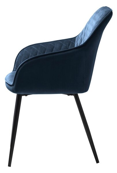 Moder oblazinjen jedilni stol z nasloni za roke Milton – Unique Furniture
