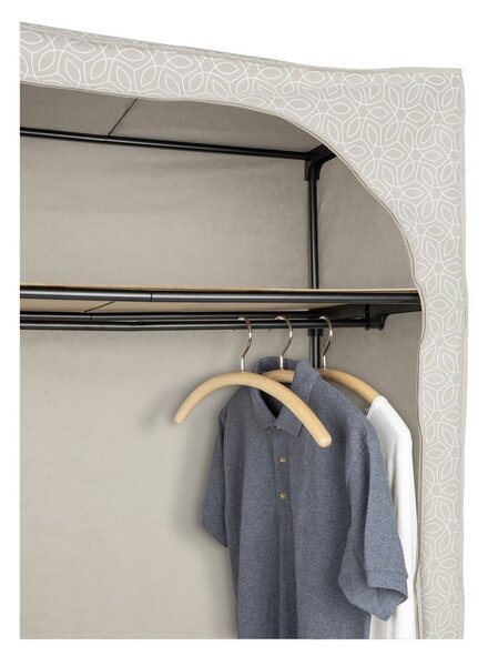 Bež tekstilna garderobna omara 90x160 cm Balance – Wenko