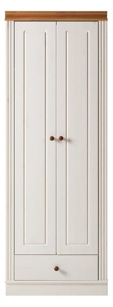 Bela garderobna omara iz masivnega bora 65x180 cm Anita – Støraa