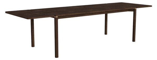 Rjava raztegljiva jedilna miza 95x180 cm Arun – Unique Furniture