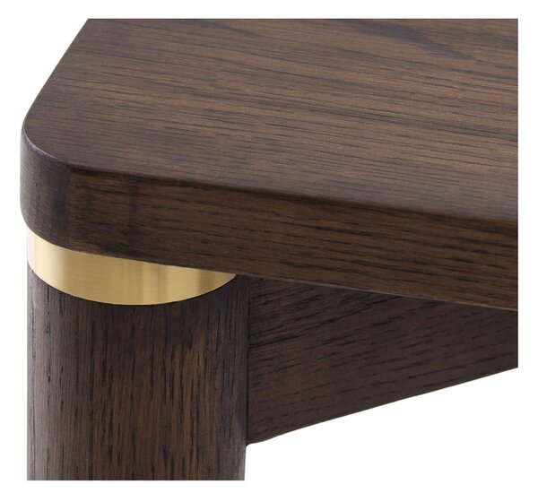 Rjava raztegljiva jedilna miza 95x180 cm Arun – Unique Furniture