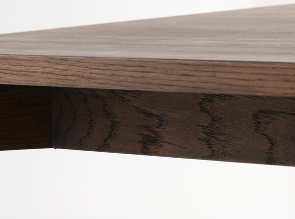 Rjava raztegljiva jedilna miza 95x180 cm Arun – Unique Furniture