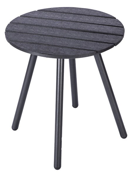 Siva vrtna miza Bonami Essentials Lounge, ø 51 cm
