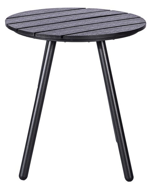 Siva vrtna miza Bonami Essentials Lounge, ø 51 cm