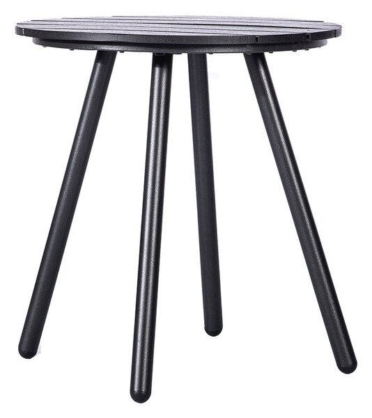 Siva vrtna miza Bonami Essentials Lounge, ø 51 cm
