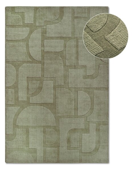 Zelena ročno tkana volnena preproga 80x150 cm Alexis – Villeroy&Boch