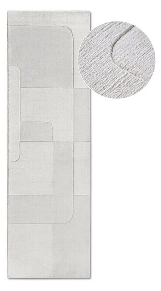 Kremno bel ročno tkan volnen tekač 80x250 cm Charlotte – Villeroy&Boch