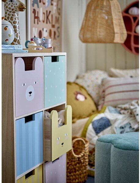 Otroška komoda iz masivne pavlonije v naravni barvi 55x88,5x25,5 cm Calle – Bloomingville Mini