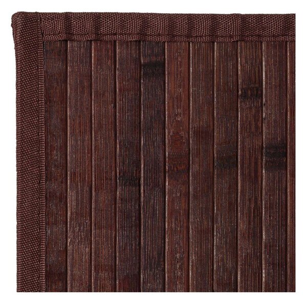 Temno rjava bambusova preproga 75x175 cm – Casa Selección